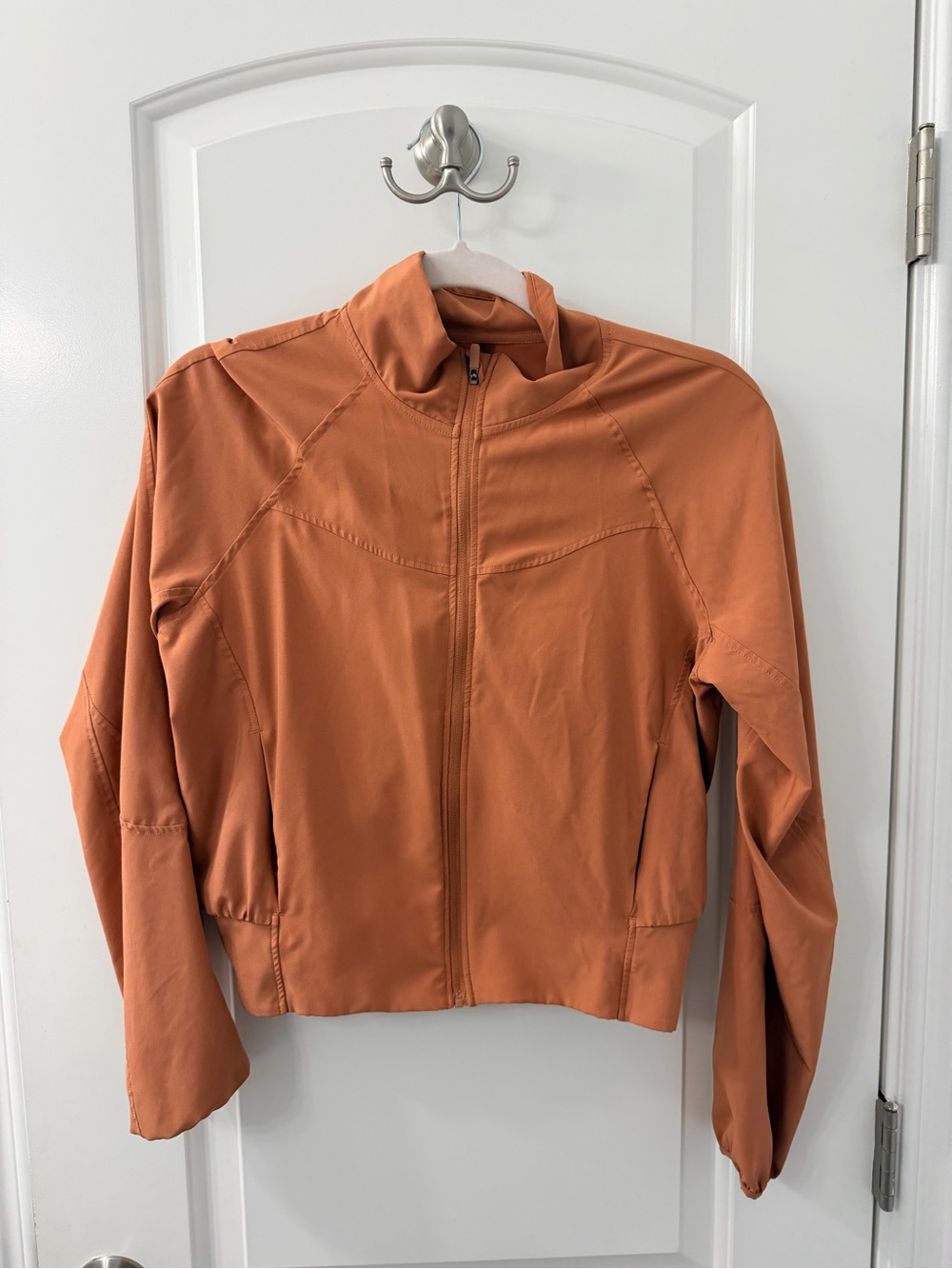 Women's Lightweight Zip-Front Jacket in Rust